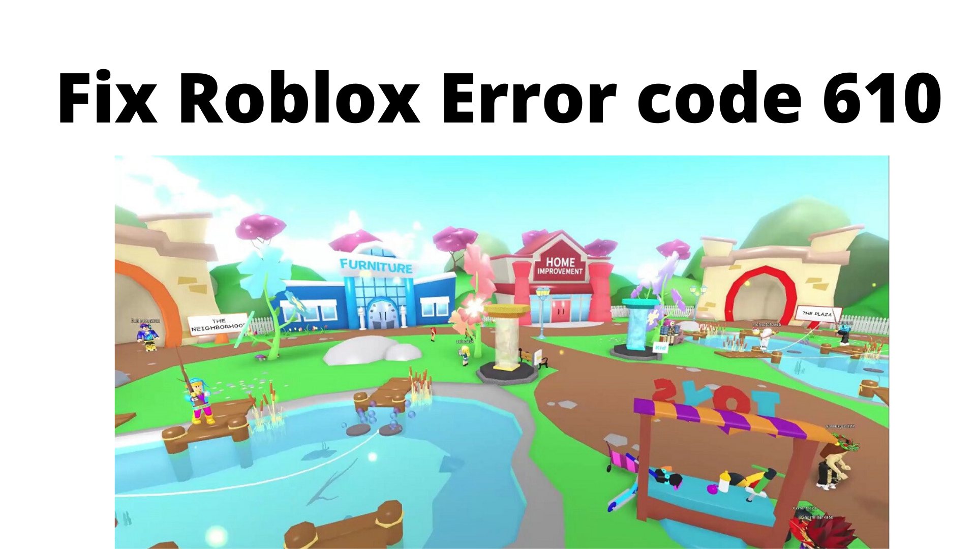 fix Roblox Error code 610