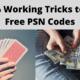 100% Working Tricks to Get Free PSN Codes