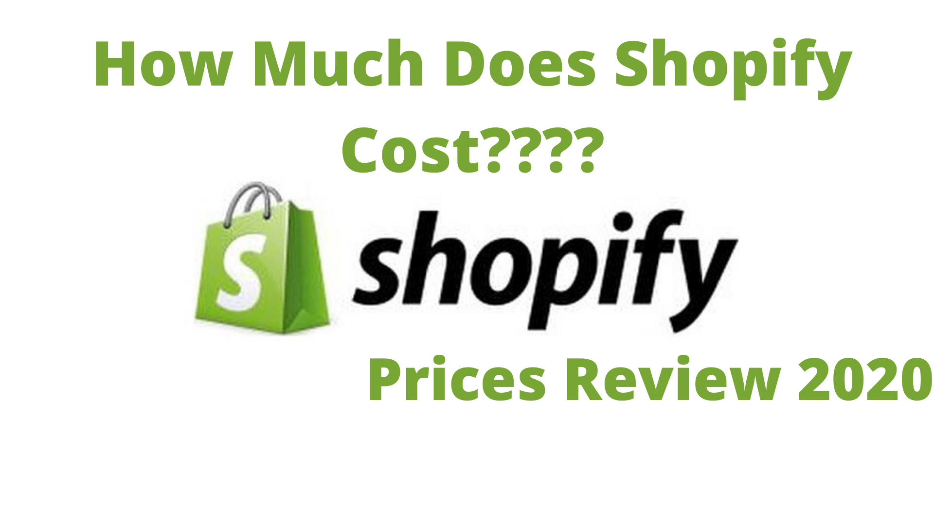 Shopify Prices Review 2020