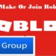 create Roblox group