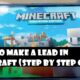 How to Make a Lead in Minecraft (Step by Step Guide)