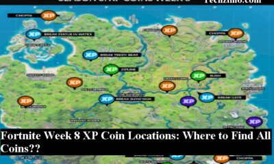 Fortnite Week 8 XP Coin Locations: Where to Find All Coins