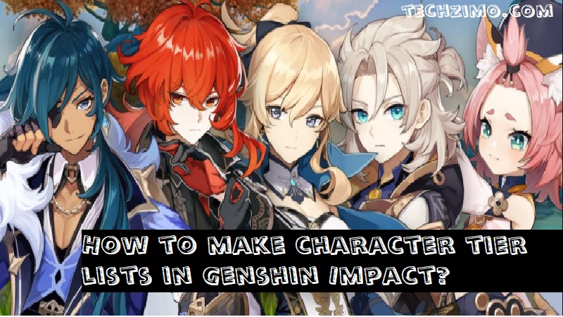 Best ways to make character tier lists in Genshin Impact