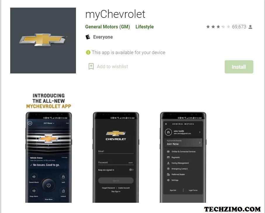 Mychevrolet App
