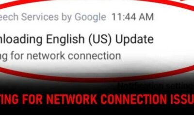 Downloading English Update Waiting For Network Connection