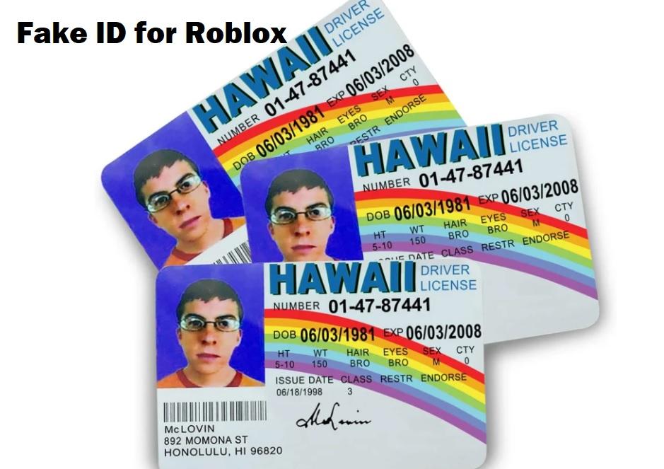 Fake ID for Roblox
