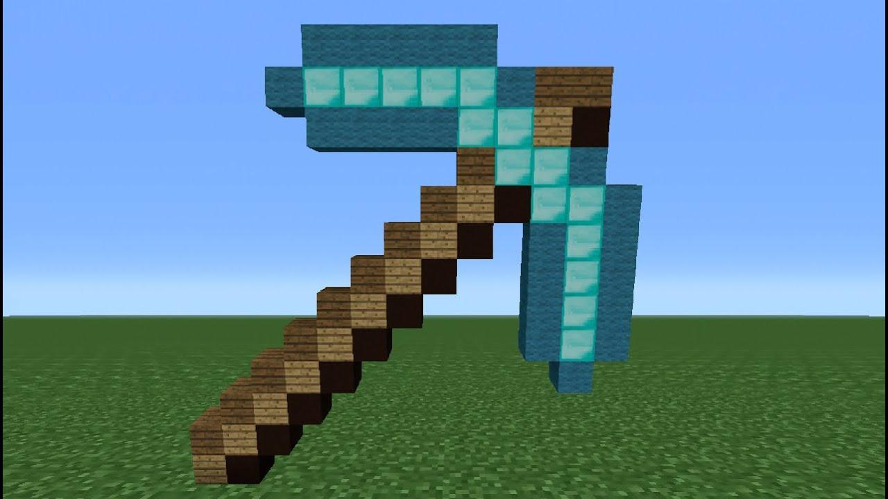 diamond pickaxe in Minecraft