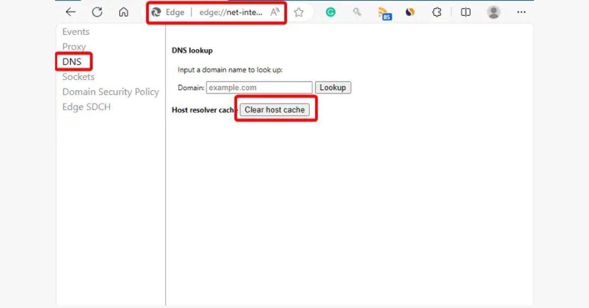 How to Clear Host Cache in Microsoft Edge Browser