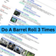 do a barrel roll 3 times